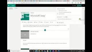 Collaborating in Microsoft Sway