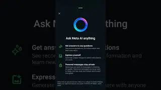 Meta AI in WhatsApp latest update meta ai #aitoday #aitechnology #aitech #ai #meta