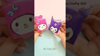 Diy KUROMI Squishy 🤩 #shots #shorts #youtubeshorts #trending #diy #kuromi #squishy #papersquishy