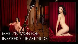 Creating a Marilyn Monroe Inspired Fine Art Nude Photo