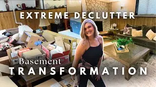 Extreme Basement Declutter / a much needed transformation / Part 1