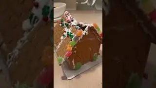 This is technically the worst gingerbread house ever!