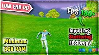 Fortnite How To Fix FPS Drops & Sudden Stuttering  | Works For PC/LAPTOP!