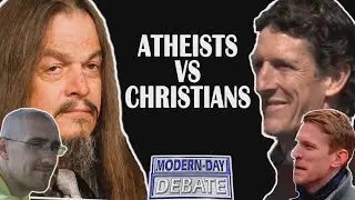 Atheists vs. Christians Debate  Pt. 1 - Cliffe, Stuart vs. Aron Ra, Tjump