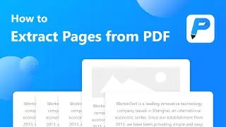 How to Extract Pages from PDF for Free I WorkinTool PDF Converter