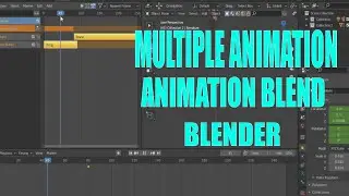 MULTIPLE ANIMATION | ANIMATION BLEND | BLENDER |