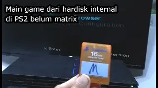 Cara isi dan pasang hardisk di PS2 yang masih Optik