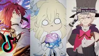 Genshin Impact Tiktok Art Compilation | lightofthedeep