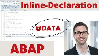 Modern ABAP: Inline-Declaration - Why you should use inline-declarations in ABAP