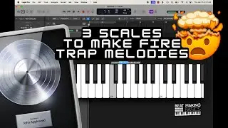 3 SCALES TO MAKE FIRE TRAP MELODIES IN LOGIC PRO X