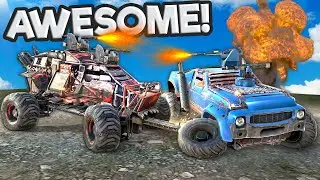 I BUILT & CRASHED Awesome Vehicles in Crossout Mobile!