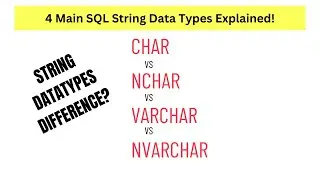 SQL DATA TYPES: UNDERSTANDING THE DIFFERENCES BETWEEN CHAR, NCHAR, VARCHAR, AND NVARCHAR #sql