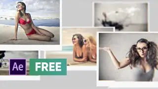 FREE After Effects Template - Glass Slideshow