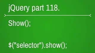 jquery show function - part 118