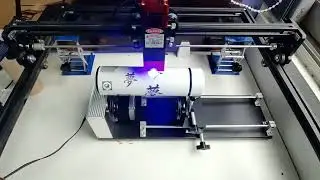 4540 Laser Engraving Machine +80w+Rotary Working Video