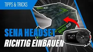 Sena Headset In Deinen Motorrad-Helm Einbauen - So Geht´s Richtig - Broken Head