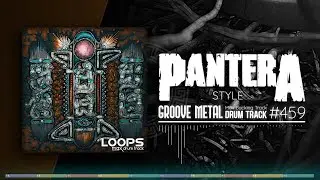 Groove Metal Drum Track / Pantera Style / 120 bpm