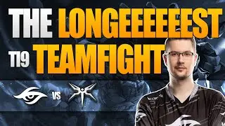 Dota 2 THE LONGEST #TI9 TEAMFIGHT - Secret vs Mineski - THE INTERNATIONAL 9