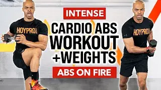 30 MIN INTENSE HIIT Abs & Core Workout For Fat Loss | With Weights | No Repeat | Fat Burning