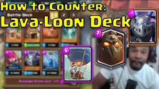 Clash Royale: How To Counter Lava Hound - Loon Deck Attack Strategy