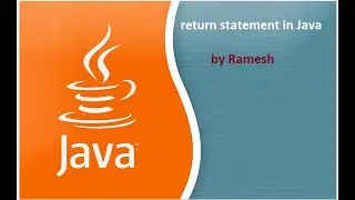 JAVA FAQ # 109 || Return Statement in Java