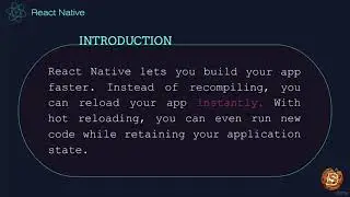 React Native : Build Native Mobile Applications - learn Mobile Development