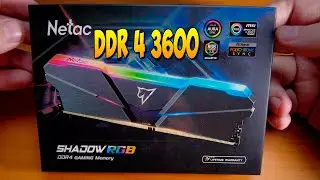 netac ddr4 3600 shadow rgb обзор бюджетной оперативной памяти с алиэкспресс