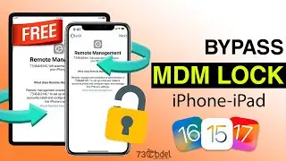 MDM Bypass iOS 15-16- iOS 17-18  iPhone & iPad  (100% FREE Works jun 2024) | تجاوز الــ MDM  الايفون