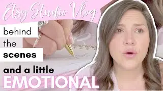 How I Run My Small Etsy Jewelry Business ~ Studio Vlog ~ Warning this gets Emotional!