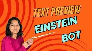 Mastering Einstein Bot: Unveiling Text Preview | Difference between Rich Text and Text Preview