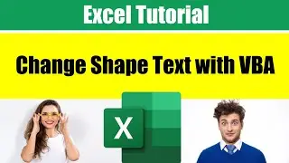 Change Shape Button Text with VBA in Excel - Quick Tip ✅