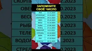 Запомните судьбоносное число у каждого знака зодиака