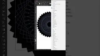 Quick Mandala Art in Illustrator 2023 | #illustratorshorts #illustratordesign