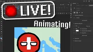 🔴 LIVE | Animating countryballs!