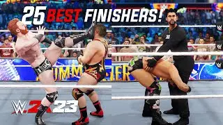 WWE 2K23: 25 Best NEW Finisher Moves!