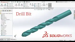 Drill bit design in solidworks | Solidworks Tutorial | Beginners |  Mechanical Engineering