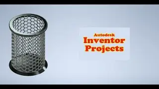 Autodesk Inventor Tutorial  Model 50 ( Pencil cup holder )
