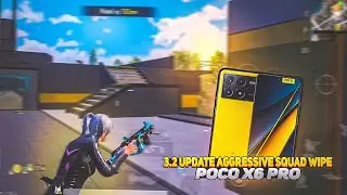 new 3.2 update highlights 💥 || poco x6 pro 5g pubg gameplay || poco x6 pro 5g pubg test 120fps