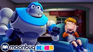 ARPO is Shocked! - Subtitles | Arpo the Robot & Baby Daniel | Cartoons for Kids | Moonbug Literacy