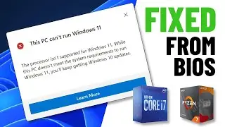 Windows 11 TPM - How To Enable TPM From Bios For Intel and AMD TPM 2 0 Error Fixed