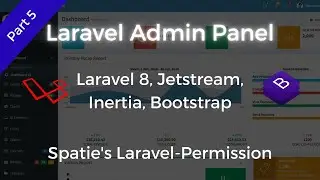 Laravel Admin Panel - AdminLTE - Spaties Laravel-Permissions