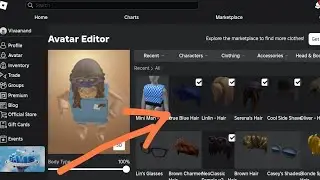 How to actually equip multiple or more than two hairs or accessories on mobile roblox- Secret Method