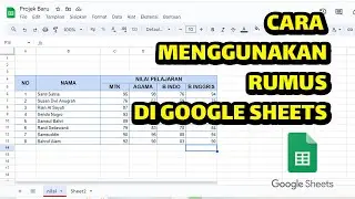 Menggunakan Rumus Di Google Sheets