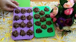 Хрустящие конфеты из 2 ингредиентов.Crispy sweets with 2 ingredients.