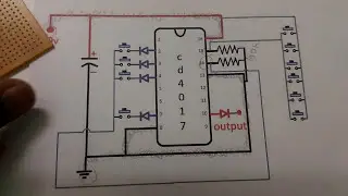 How to make a electronic lock.(Combination lock using 4017 ic)