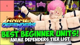 Best Beginner Units in Anime Defenders Tier List!