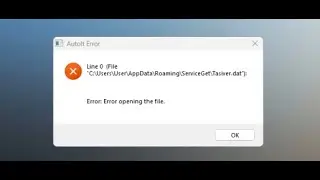 Line 0 | Tasiver.dat |  Error Opening the file Problem Solution in windows 11 | 100% working