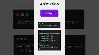 Button Click Animation in HTML & CSS