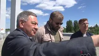 Михаил Пореченков побывал в Парке Победы на Соколовой горе