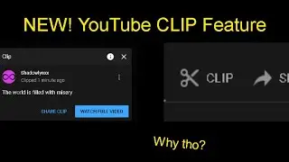 NEW! YouTube Clip Feature